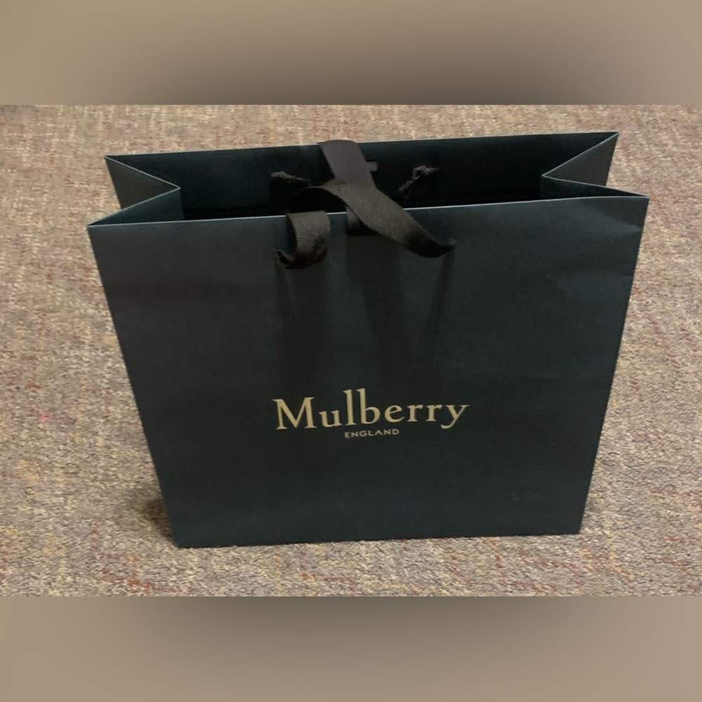 Mulberry England gift shopping tote bag Large